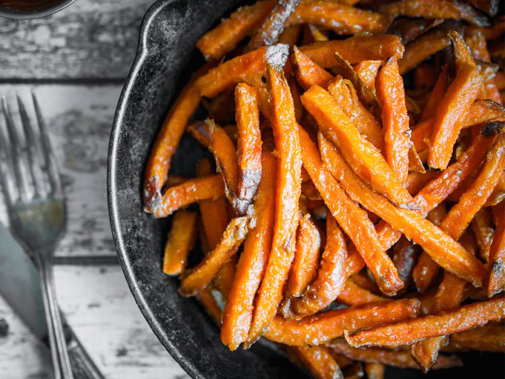 game day sweet potato fries