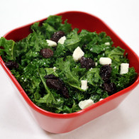 Kale, Cherry and Feta Salad