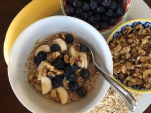 blueberry banana oatmeal