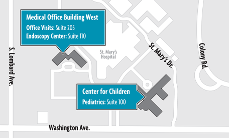 DCC Campus Map | Digestive Care Center